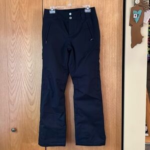 NEW Columbia XS Omni-Tech BLACK snowboard snow ski pants women sealed seams NICE
